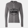 Triblend Lightweight Full-Zip Hooded Long Sleeve Tee Thumbnail