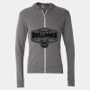 Triblend Lightweight Full-Zip Hooded Long Sleeve Tee Thumbnail