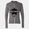 Triblend Lightweight Full-Zip Hooded Long Sleeve Tee Thumbnail