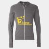 Triblend Lightweight Full-Zip Hooded Long Sleeve Tee Thumbnail