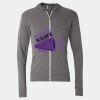 Triblend Lightweight Full-Zip Hooded Long Sleeve Tee Thumbnail