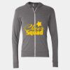 Triblend Lightweight Full-Zip Hooded Long Sleeve Tee Thumbnail