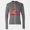 Triblend Lightweight Full-Zip Hooded Long Sleeve Tee Thumbnail