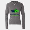 Triblend Lightweight Full-Zip Hooded Long Sleeve Tee Thumbnail