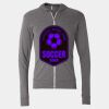 Triblend Lightweight Full-Zip Hooded Long Sleeve Tee Thumbnail