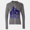 Triblend Lightweight Full-Zip Hooded Long Sleeve Tee Thumbnail