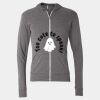 Triblend Lightweight Full-Zip Hooded Long Sleeve Tee Thumbnail