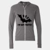 Triblend Lightweight Full-Zip Hooded Long Sleeve Tee Thumbnail