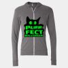 Triblend Lightweight Full-Zip Hooded Long Sleeve Tee Thumbnail