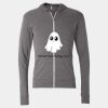 Triblend Lightweight Full-Zip Hooded Long Sleeve Tee Thumbnail