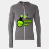 Triblend Lightweight Full-Zip Hooded Long Sleeve Tee Thumbnail