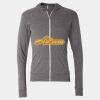 Triblend Lightweight Full-Zip Hooded Long Sleeve Tee Thumbnail