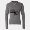 Triblend Lightweight Full-Zip Hooded Long Sleeve Tee Thumbnail