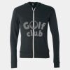 Triblend Lightweight Full-Zip Hooded Long Sleeve Tee Thumbnail