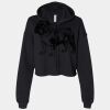 Women's Cropped Fleece Hoodie Thumbnail