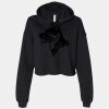 Women's Cropped Fleece Hoodie Thumbnail