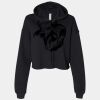 Women's Cropped Fleece Hoodie Thumbnail