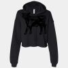 Women's Cropped Fleece Hoodie Thumbnail