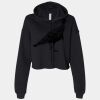 Women's Cropped Fleece Hoodie Thumbnail