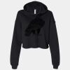 Women's Cropped Fleece Hoodie Thumbnail