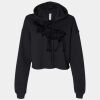 Women's Cropped Fleece Hoodie Thumbnail