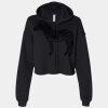 Women's Cropped Fleece Hoodie Thumbnail