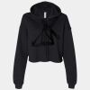 Women's Cropped Fleece Hoodie Thumbnail