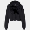 Women's Cropped Fleece Hoodie Thumbnail