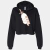 Women's Cropped Fleece Hoodie Thumbnail