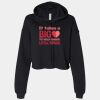 Women's Cropped Fleece Hoodie Thumbnail