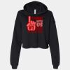 Women's Cropped Fleece Hoodie Thumbnail