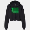 Women's Cropped Fleece Hoodie Thumbnail