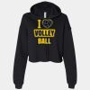 Women's Cropped Fleece Hoodie Thumbnail