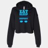 Women's Cropped Fleece Hoodie Thumbnail