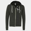 Unisex Triblend Sponge Fleece Full-Zip Hoodie Sweatshirt Thumbnail