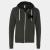 Unisex Triblend Sponge Fleece Full-Zip Hoodie Sweatshirt Thumbnail