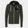 Unisex Triblend Sponge Fleece Full-Zip Hoodie Sweatshirt Thumbnail