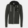 Unisex Triblend Sponge Fleece Full-Zip Hoodie Sweatshirt Thumbnail