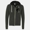 Unisex Triblend Sponge Fleece Full-Zip Hoodie Sweatshirt Thumbnail
