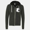 Unisex Triblend Sponge Fleece Full-Zip Hoodie Sweatshirt Thumbnail