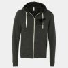 Unisex Triblend Sponge Fleece Full-Zip Hoodie Sweatshirt Thumbnail