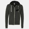 Unisex Triblend Sponge Fleece Full-Zip Hoodie Sweatshirt Thumbnail