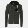 Unisex Triblend Sponge Fleece Full-Zip Hoodie Sweatshirt Thumbnail