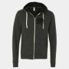 Unisex Triblend Sponge Fleece Full-Zip Hoodie Sweatshirt Thumbnail