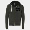 Unisex Triblend Sponge Fleece Full-Zip Hoodie Sweatshirt Thumbnail