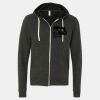 Unisex Triblend Sponge Fleece Full-Zip Hoodie Sweatshirt Thumbnail