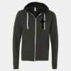 Unisex Triblend Sponge Fleece Full-Zip Hoodie Sweatshirt Thumbnail