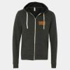 Unisex Triblend Sponge Fleece Full-Zip Hoodie Sweatshirt Thumbnail