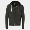 Unisex Triblend Sponge Fleece Full-Zip Hoodie Sweatshirt Thumbnail