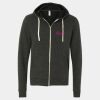 Unisex Triblend Sponge Fleece Full-Zip Hoodie Sweatshirt Thumbnail